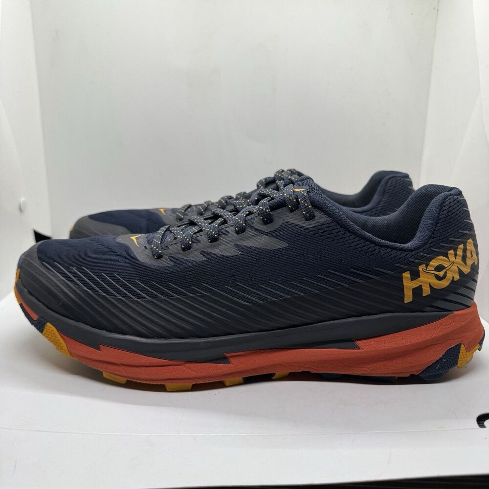 Hoka One One Torrent 2 Mens 12 Trail Running Outer Space Fiesta Shoes Sneaker